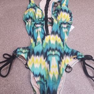 Folk Trikini Swimsuit